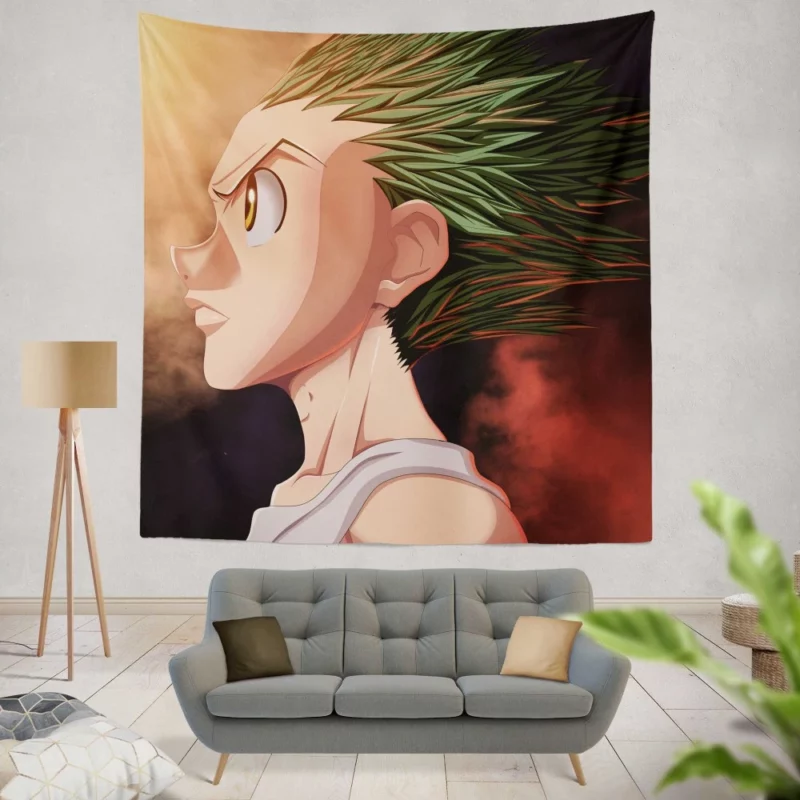 Gon Freecss Hunter Journey Anime Wall Tapestry