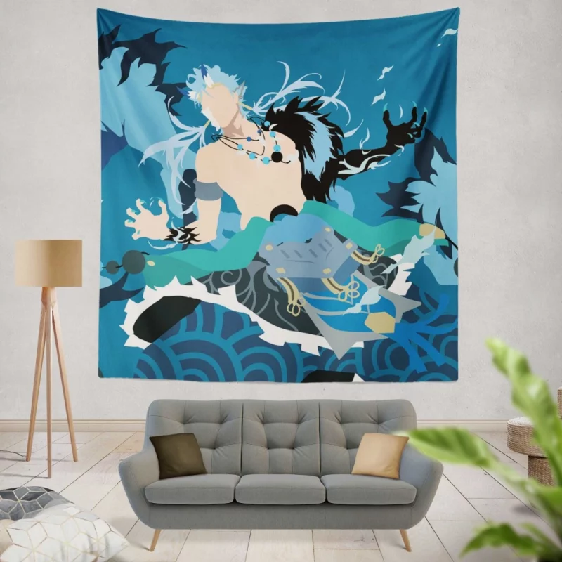 Grimmjow Jaegerjaquez Bleach Savage King Anime Wall Tapestry