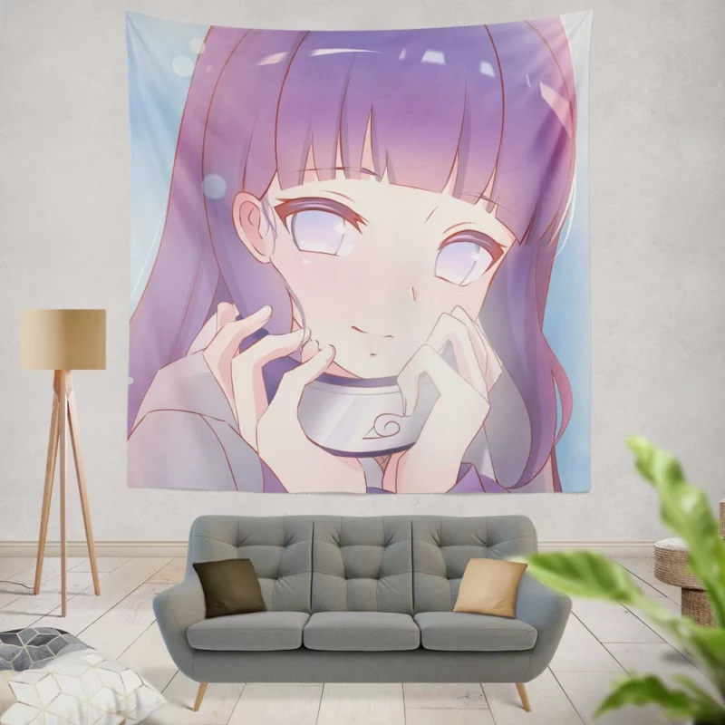 Hinata Hyuga Remarkable Character Anime Wall Tapestry