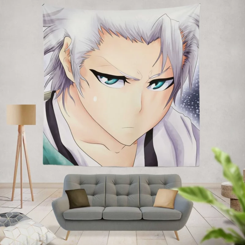 Hitsugaya Toushiro Snowy Captain Anime Wall Tapestry