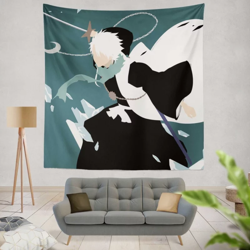 Hitsugaya Toushiro Winter Guardian Anime Wall Tapestry