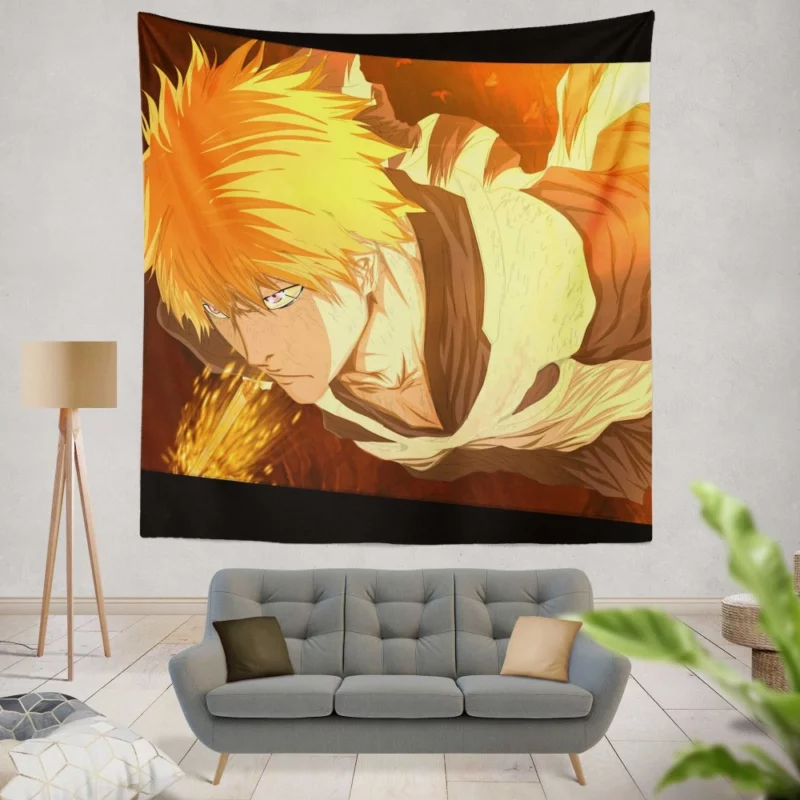 Ichigo Adventures Bleach Chronicles Anime Wall Tapestry