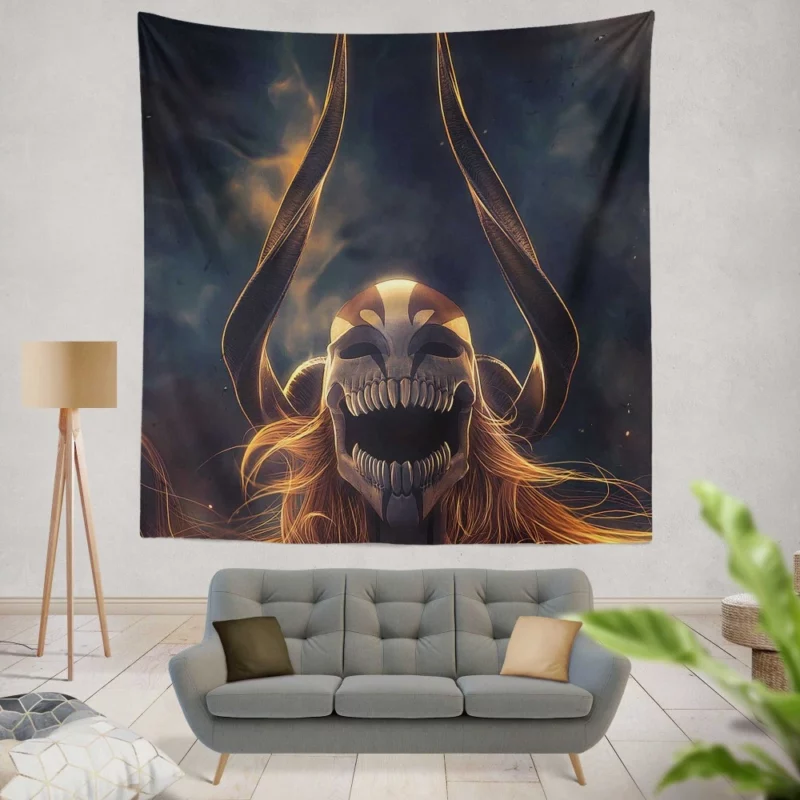 Ichigo Battles Soul Reaper Quest Anime Wall Tapestry