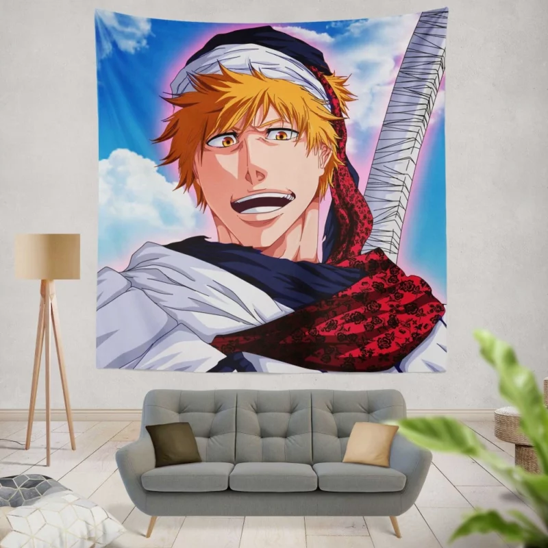 Ichigo Fate Soul Reaper Chronicles Anime Wall Tapestry