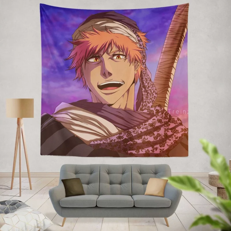 Ichigo Hollow Awakening Anime Wall Tapestry