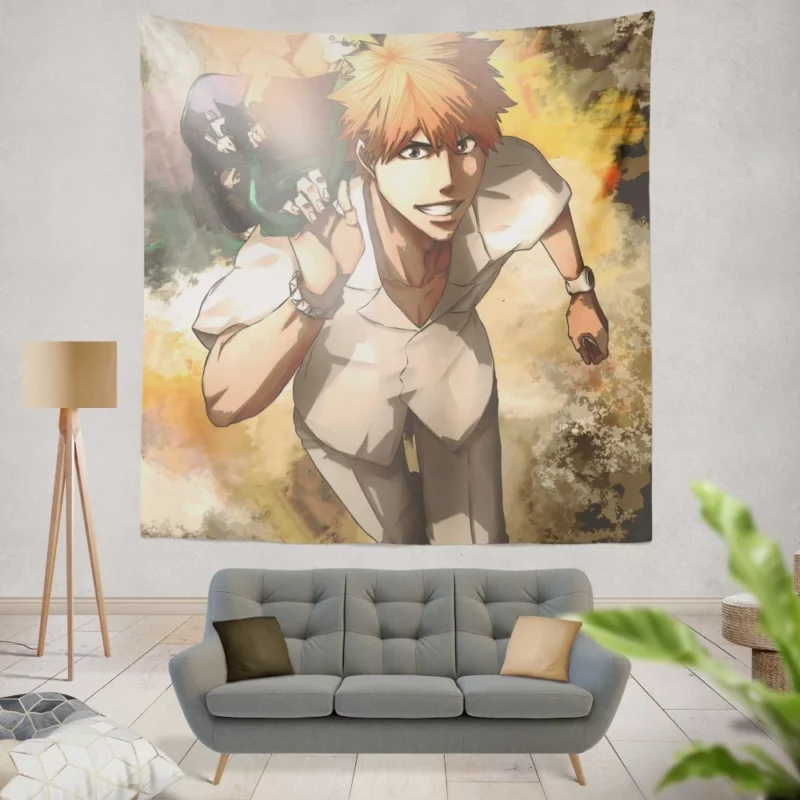 Ichigo Kurosaki Epic Adventures Anime Wall Tapestry