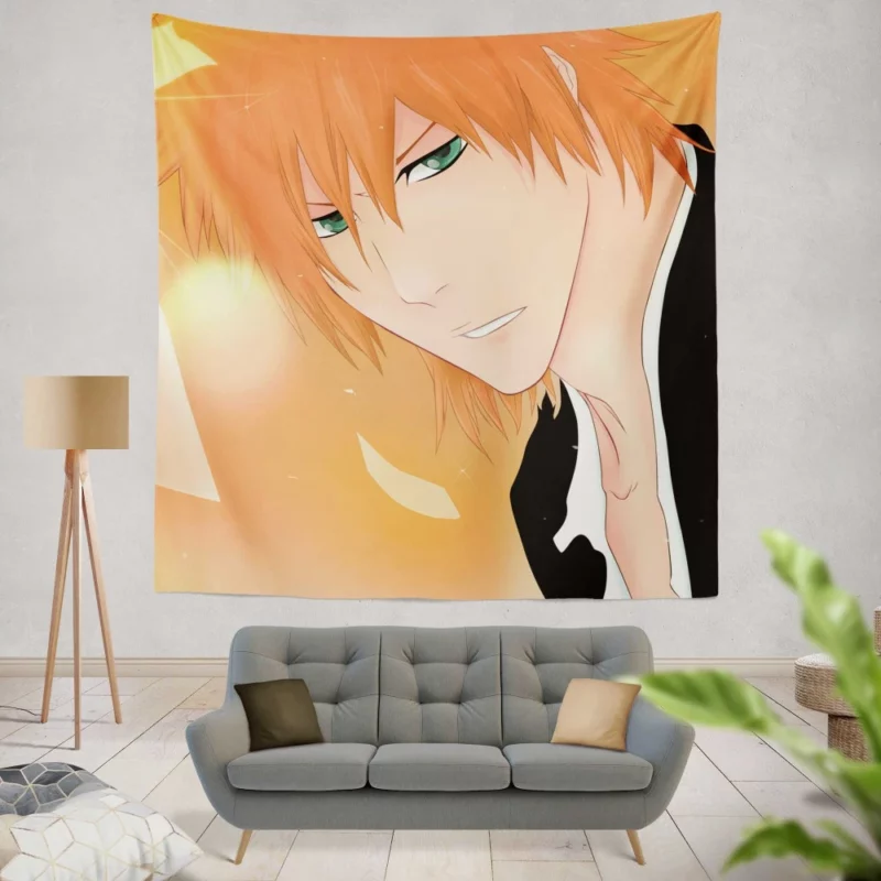 Ichigo Kurosaki Hollow Encounters Anime Wall Tapestry