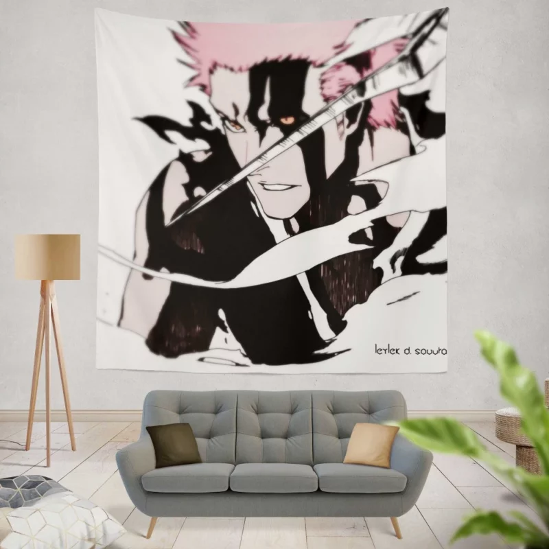 Ichigo Kurosaki Hollow Showdown Anime Wall Tapestry