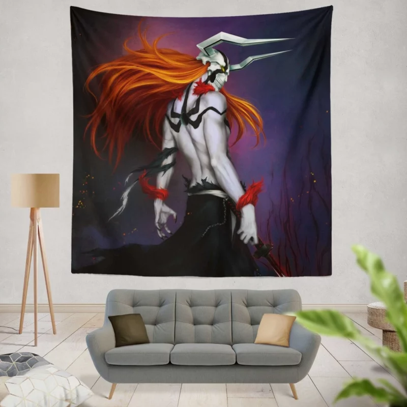 Ichigo Kurosaki Soul Reaver Anime Wall Tapestry