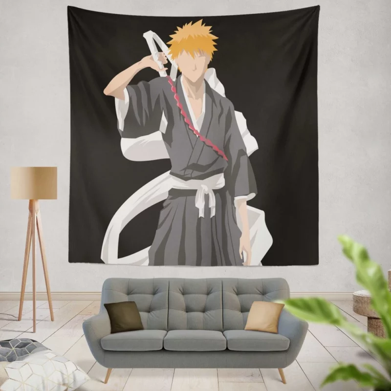 Ichigo Quest Brave Souls Adventure Anime Wall Tapestry