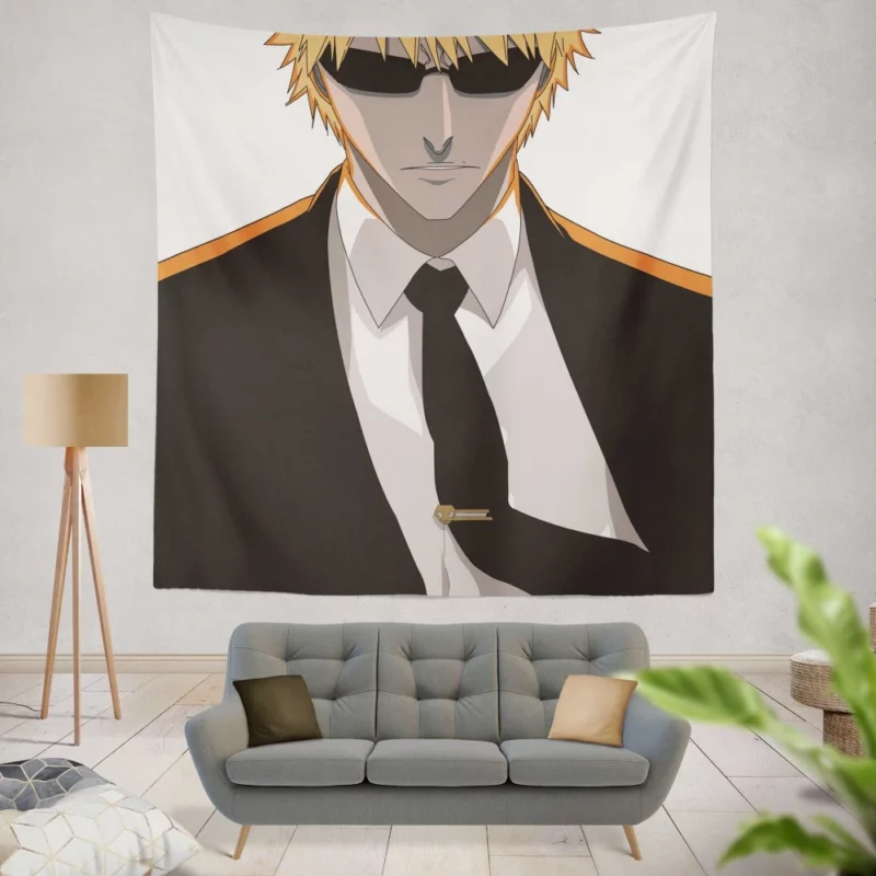 Ichigo Sacrifice Soul Reaper Saga Anime Wall Tapestry