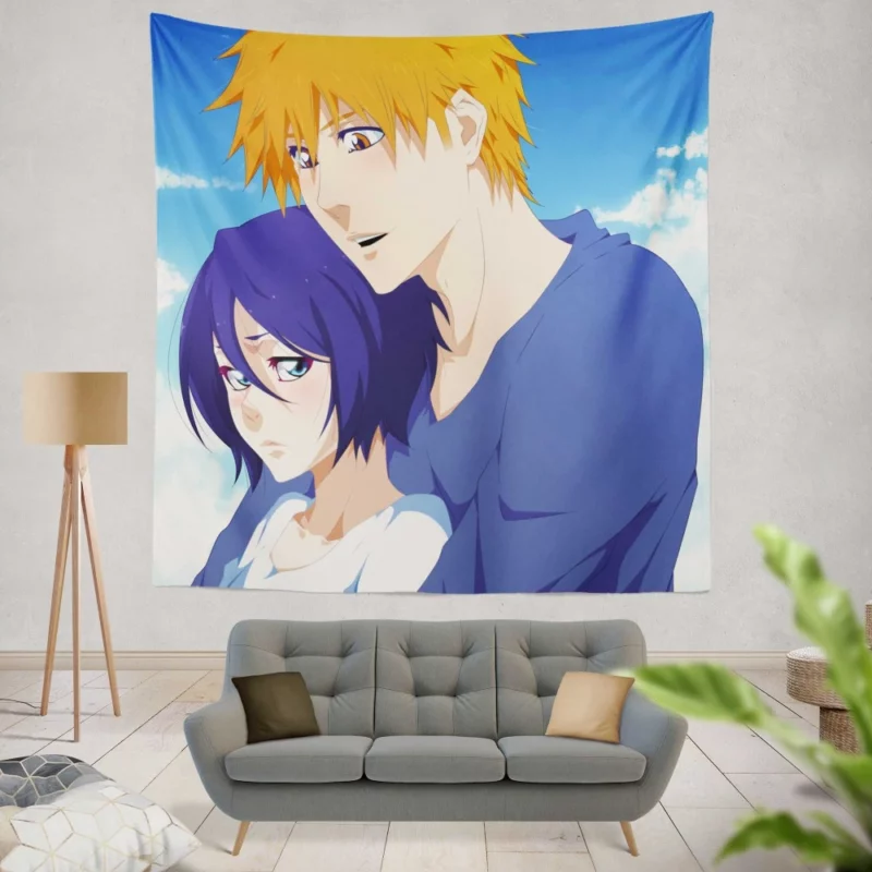 Ichigo Soul Society Quest Anime Wall Tapestry