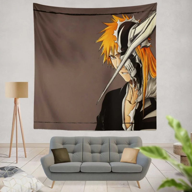 Ichigo Triumphs Bleach Chronicles Anime Wall Tapestry