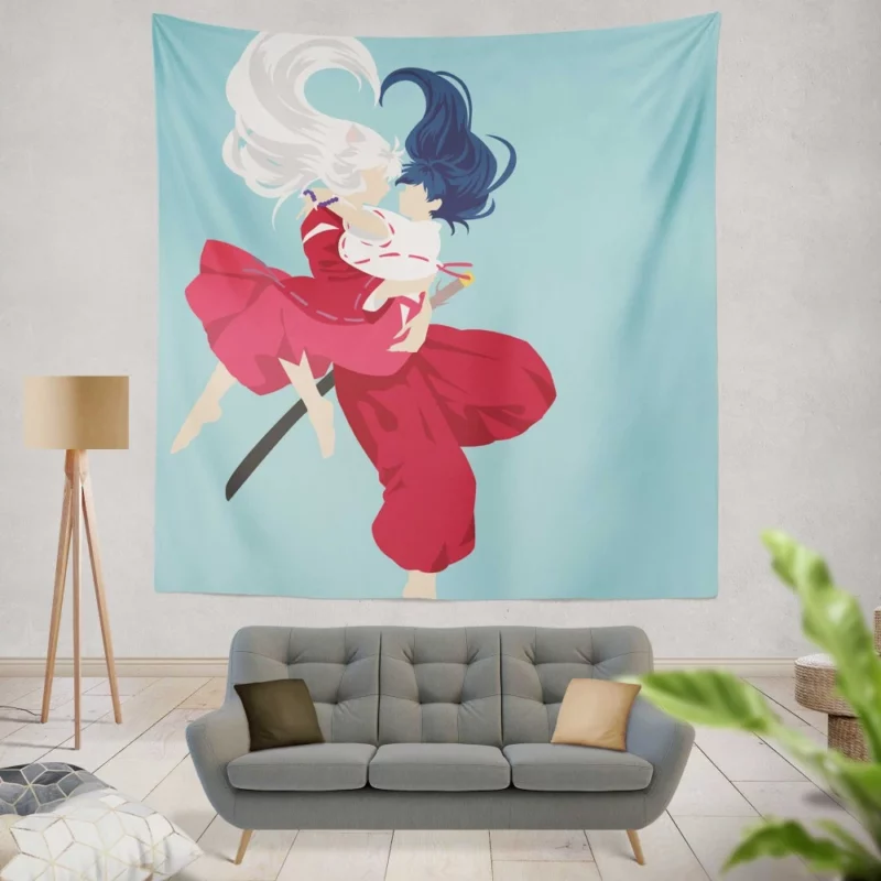 InuYasha Epic Tale Kagome Journey Anime Wall Tapestry