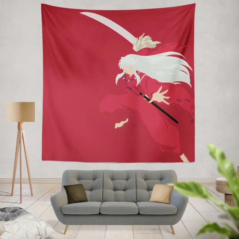 InuYasha Tale Heroic Saga Anime Wall Tapestry