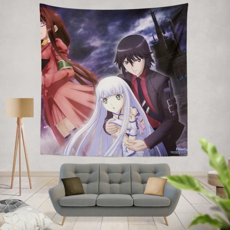 Iona and Hiei Arpeggio of Blue Steel Duo Anime Wall Tapestry