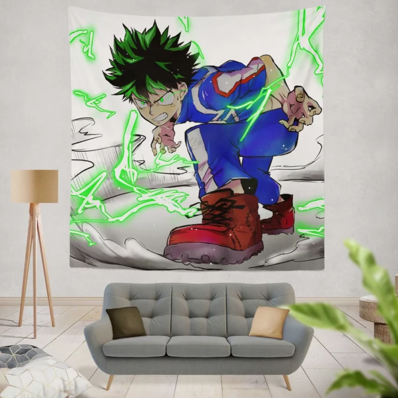 Izuku Midoriya Endless Heroism Anime Wall Tapestry