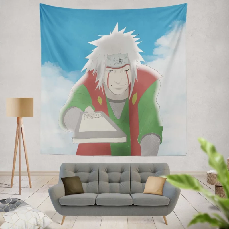 Jiraiya Legendary Toad Sage Anime Wall Tapestry