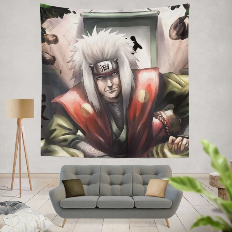 Jiraiya Toad Sage Adventures Anime Wall Tapestry