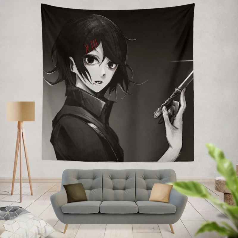 Juuzou Suzuya Ghoulish Pursuit Anime Wall Tapestry