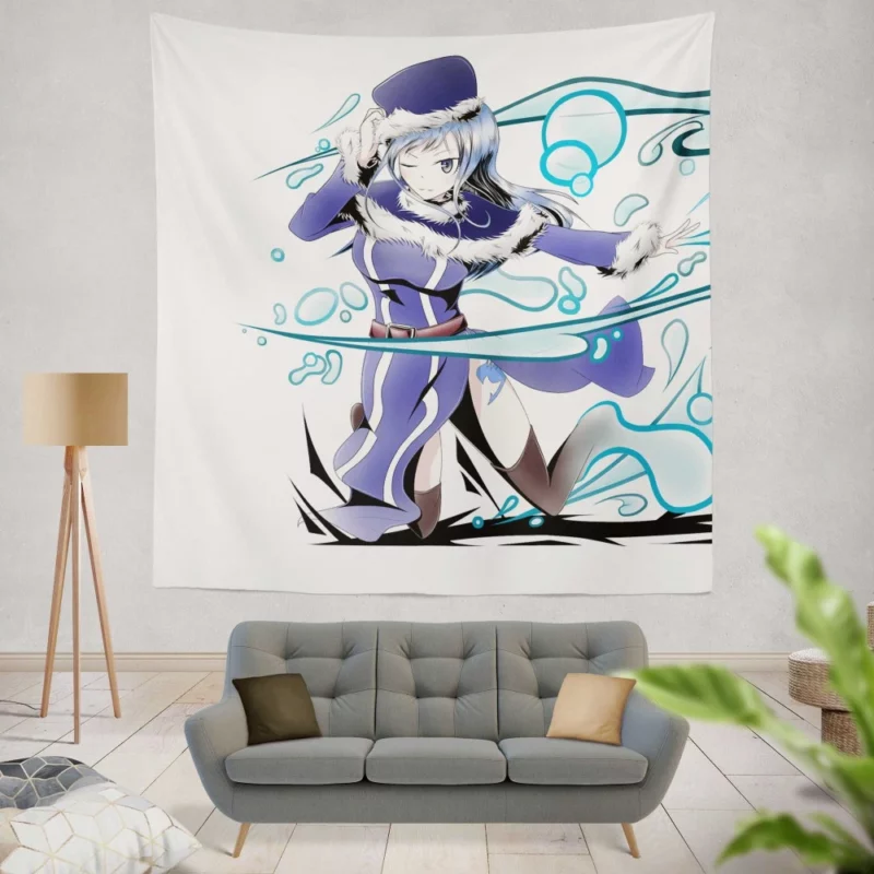 Juvia Lockser Heartfelt Emotions Anime Wall Tapestry