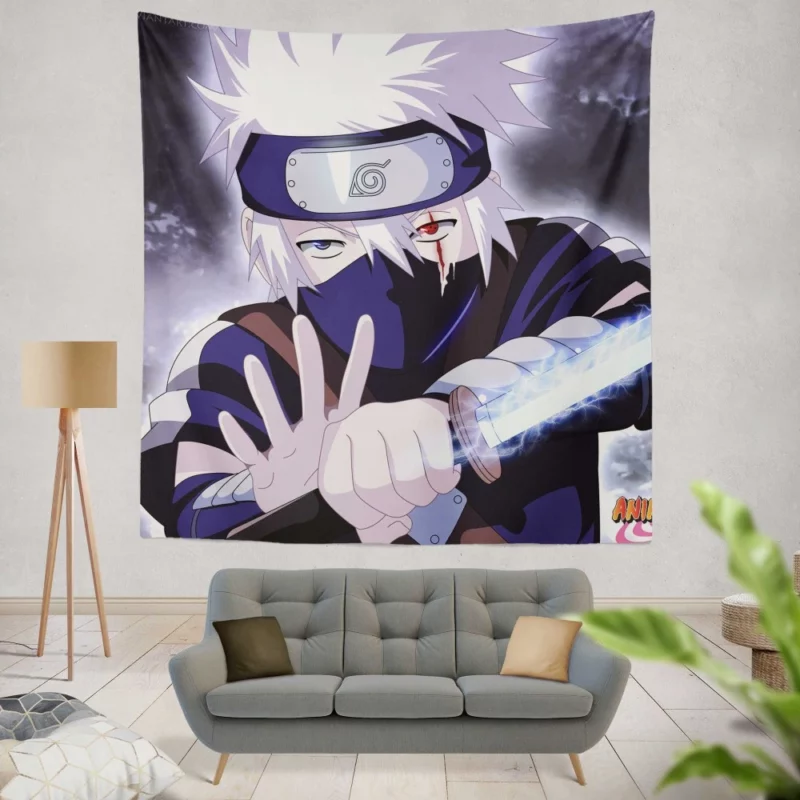 Kakashi Hatake Endless Wisdom Anime Wall Tapestry