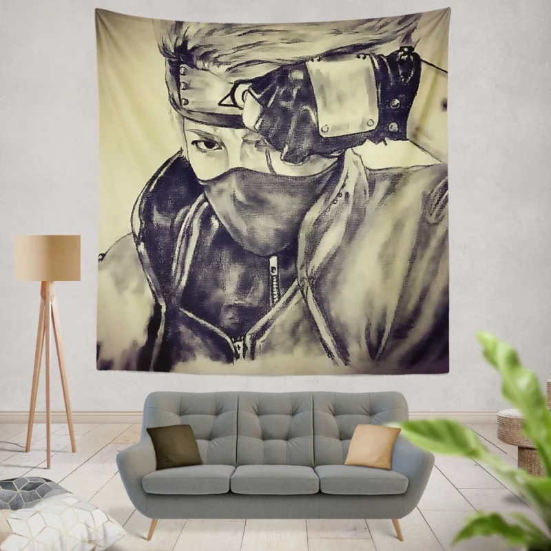 Kakashi Hatake Enduring Impact Anime Wall Tapestry