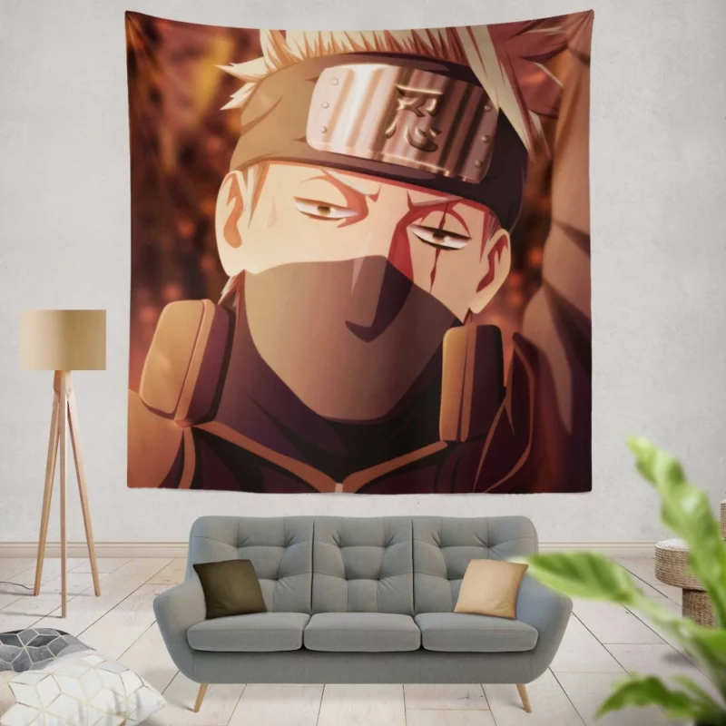 Kakashi Hatake Guidance Anime Wall Tapestry