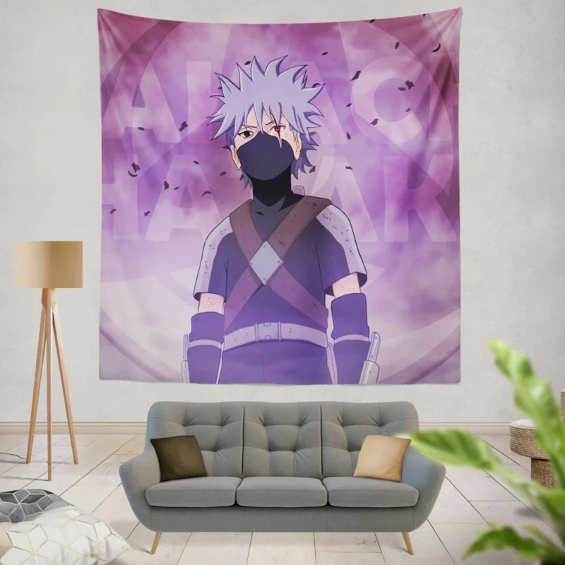 Kakashi Hatake Hidden Story Anime Wall Tapestry