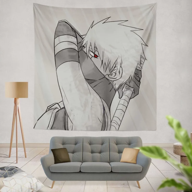 Kakashi Hatake Influence Anime Wall Tapestry