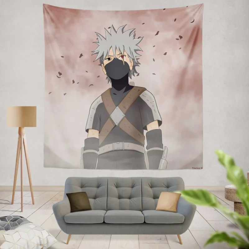 Kakashi Hatake Leadership Anime Wall Tapestry