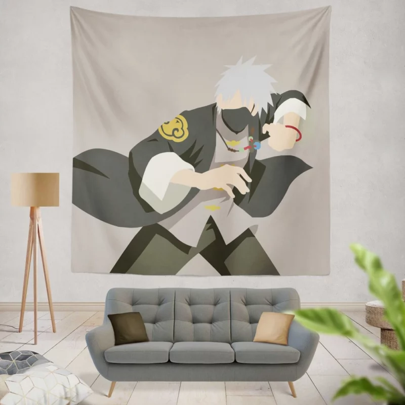 Kakashi Hatake Legendary Ninja Anime Wall Tapestry