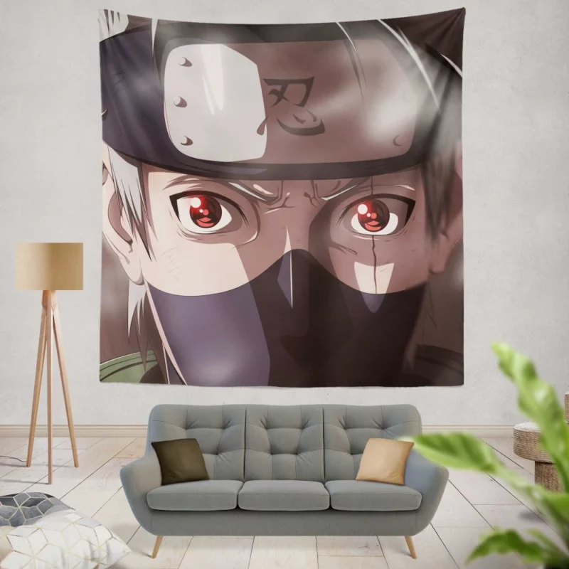 Kakashi Hatake Legendary Teacher Anime Wall Tapestry