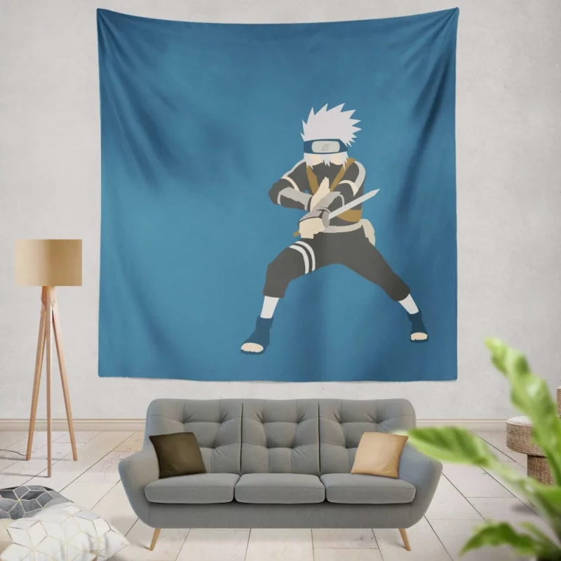 Kakashi Hatake Mentor Wisdom Anime Wall Tapestry