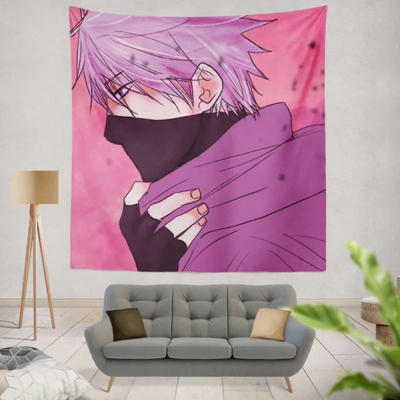 Kakashi Hatake Unyielding Resolve Anime Wall Tapestry