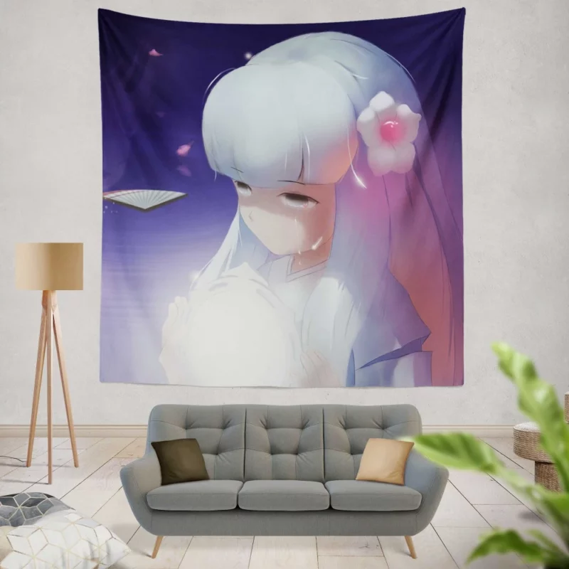 Kanna Enigmatic Demon Princess Anime Wall Tapestry