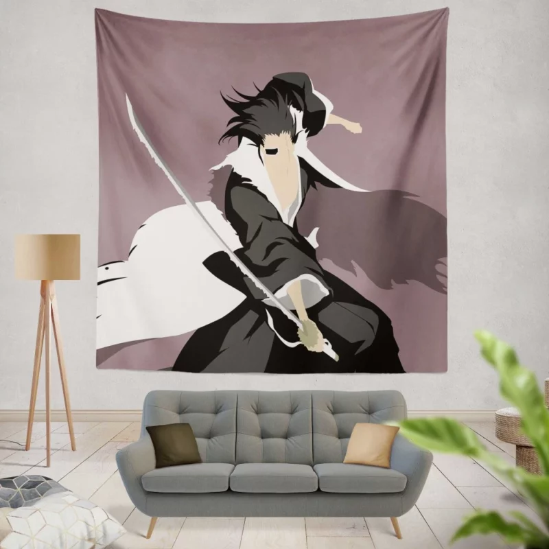 Kenpachi Zaraki Bleach Fierce Captain Anime Wall Tapestry