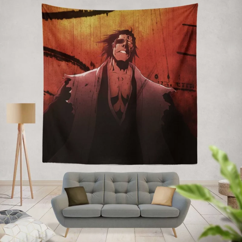 Kenpachi Zaraki Bleach Unstoppable Warrior Anime Wall Tapestry