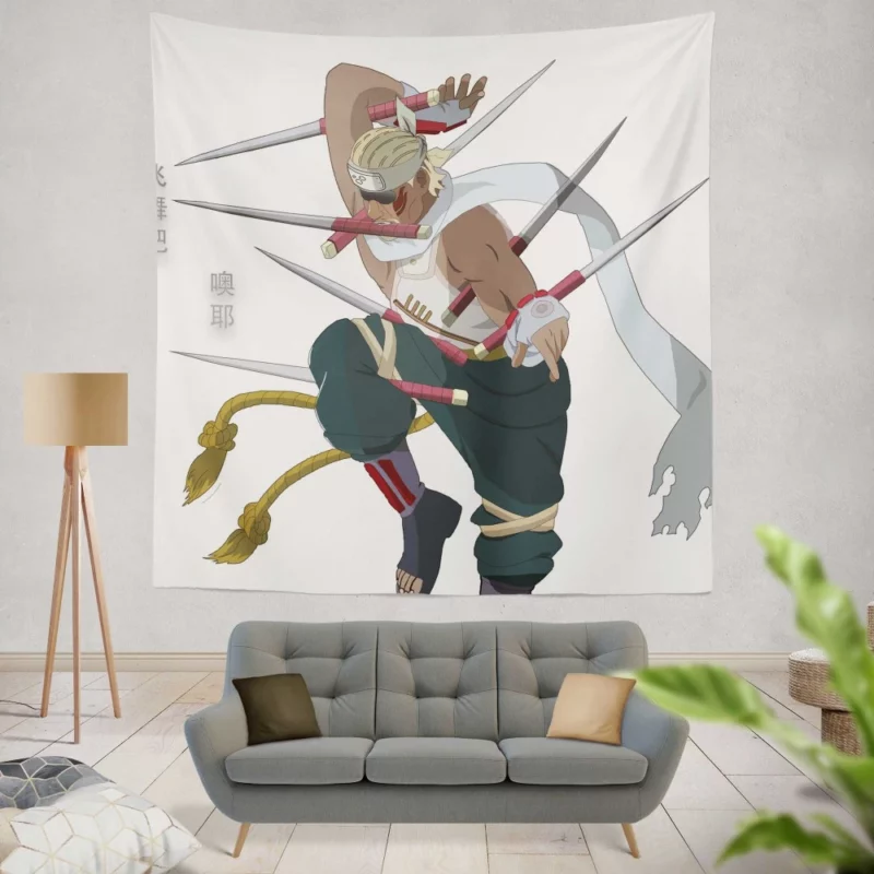 Killer Bee Eight-Tails Jinchuriki Anime Wall Tapestry