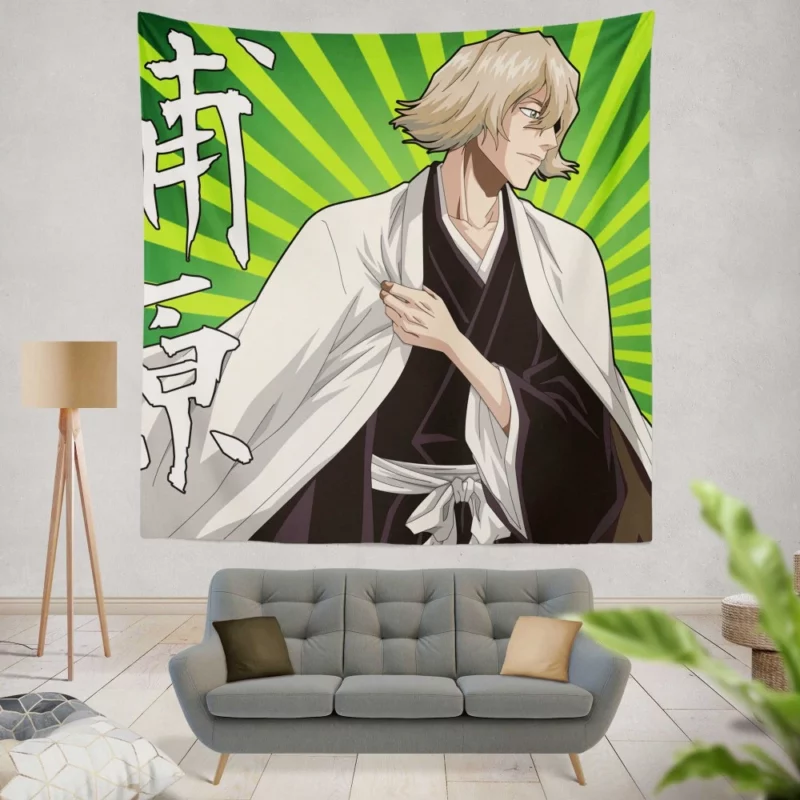 Kisuke Urahara Soul Reaper Master Anime Wall Tapestry