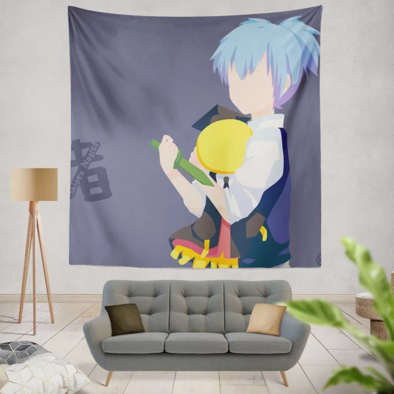 Koro-sensei Mentor of Assassins Anime Wall Tapestry