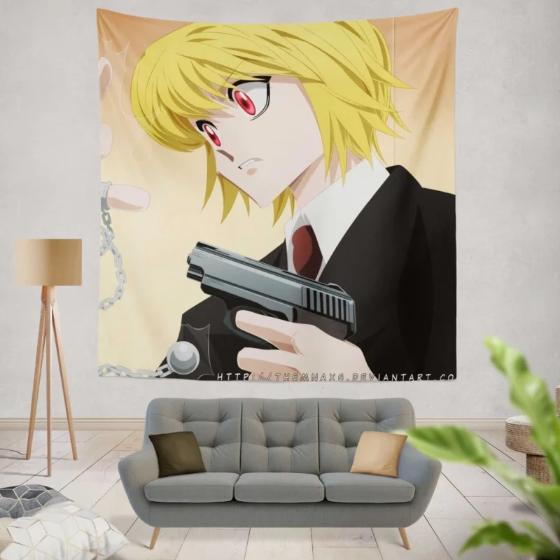 Kurapika Eyes of Determination Anime Wall Tapestry