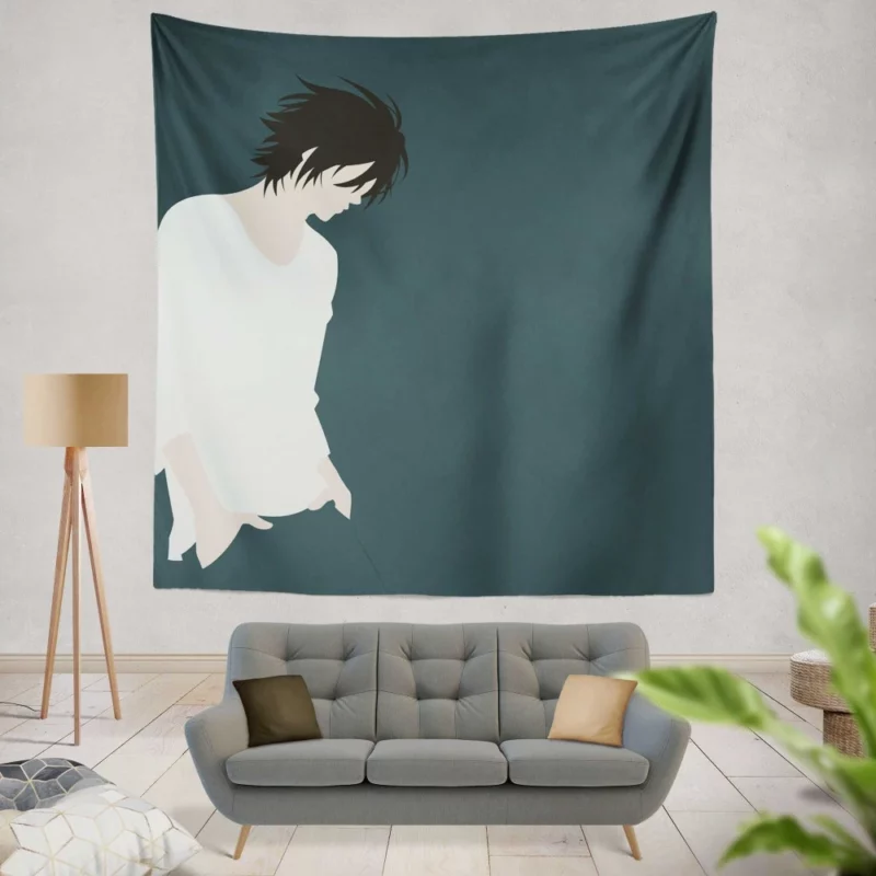 L Pursuit of Truth Anime Wall Tapestry