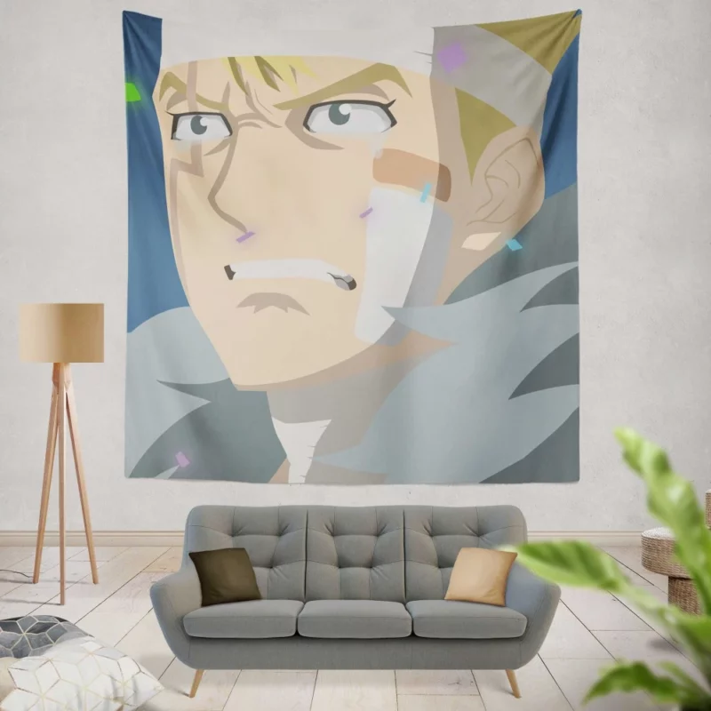 Laxus Dreyar Unleash Thunder Anime Wall Tapestry