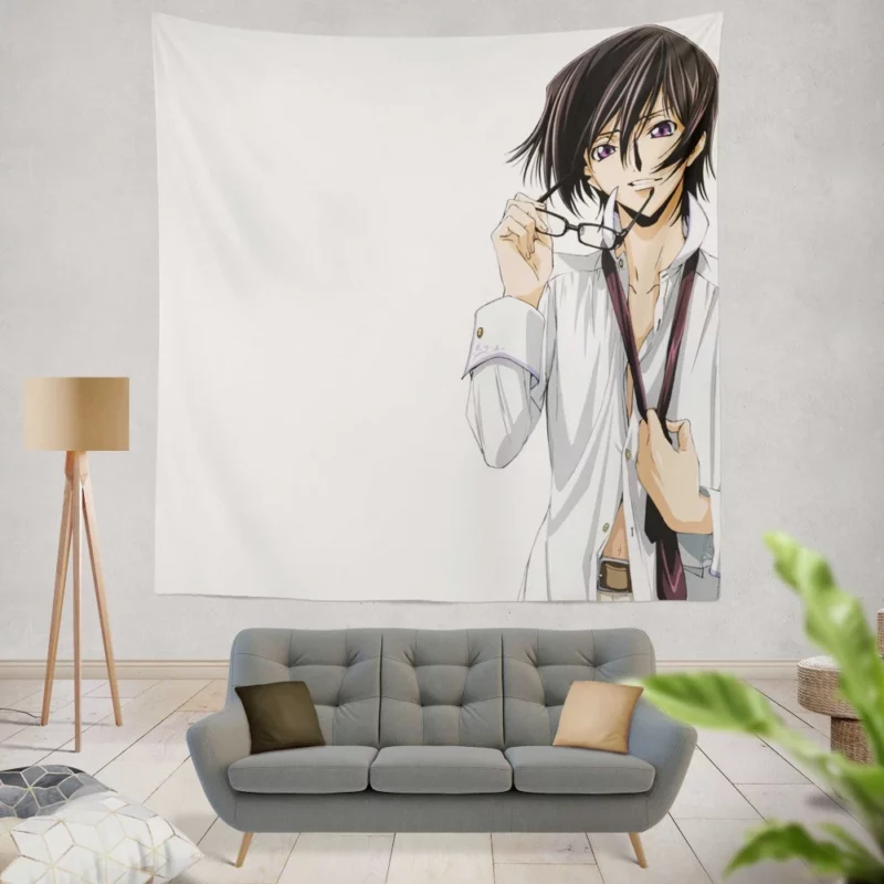 Lelouch Ambitious Plan Anime Wall Tapestry