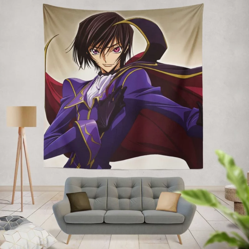 Lelouch Complex Journey Anime Wall Tapestry