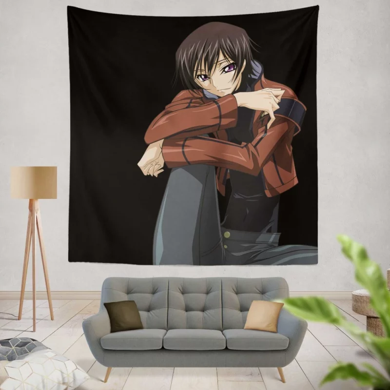 Lelouch Destiny Unveiled Anime Wall Tapestry