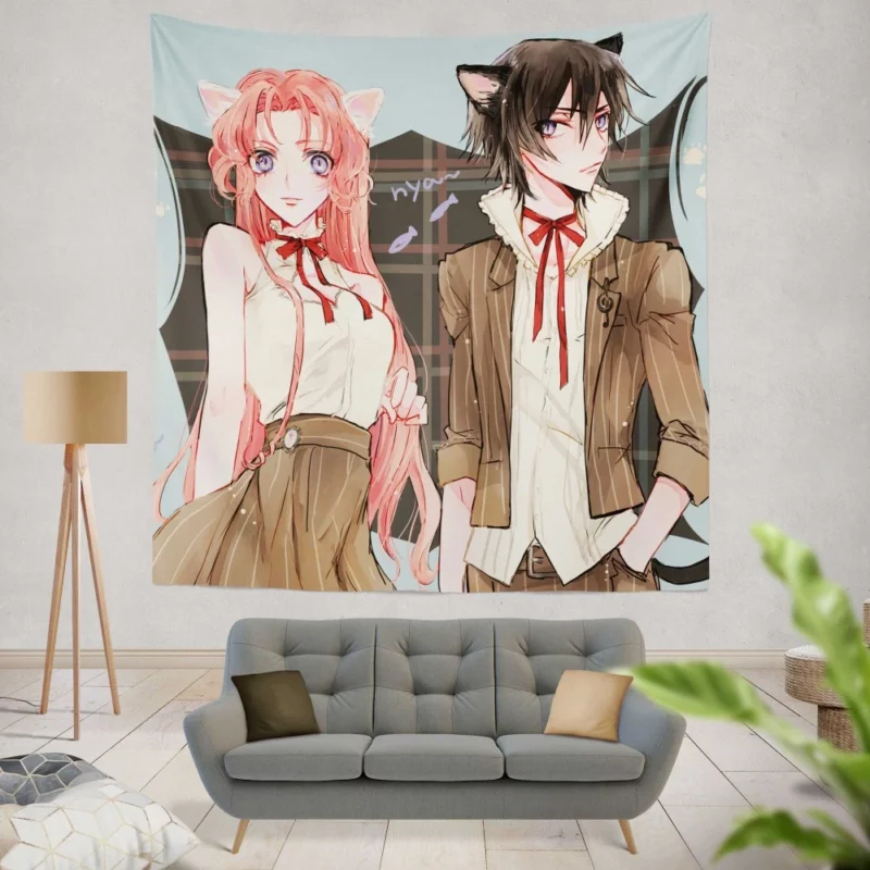 Lelouch & Euphemia Fate Anime Wall Tapestry