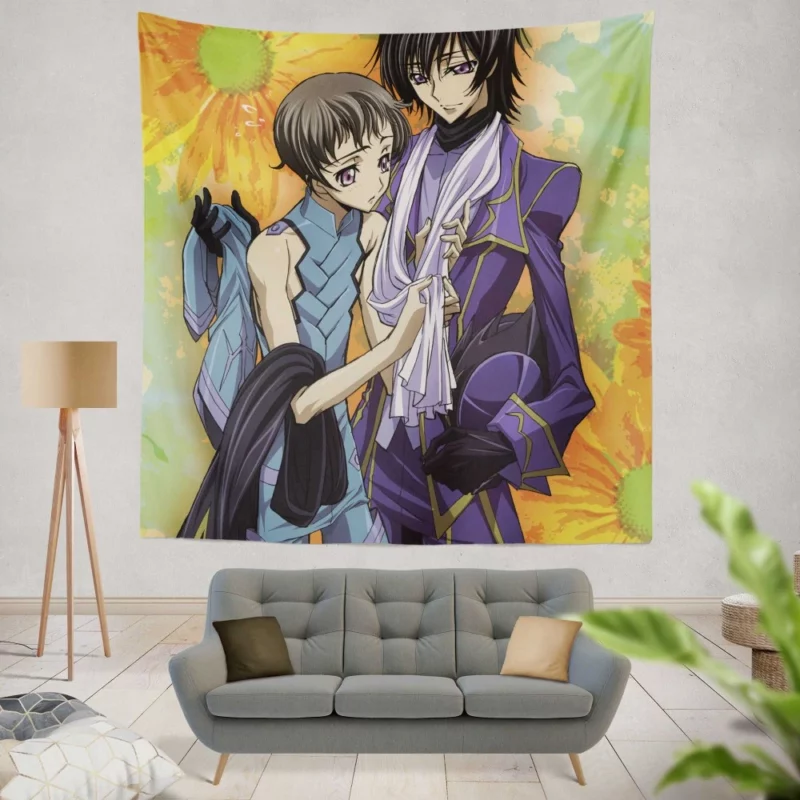 Lelouch & Gino Dynamic Anime Wall Tapestry