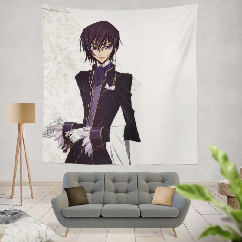 Lelouch Intriguing Path Anime Wall Tapestry